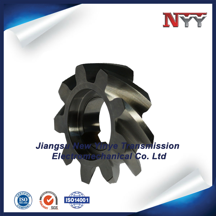 Large modulus helical gear pump